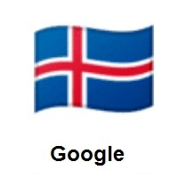 Flag of Iceland on Google Android