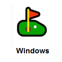 Flag in Hole on Microsoft Windows