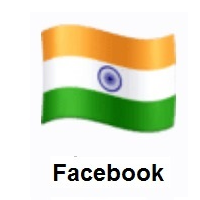 Flag of India on Facebook