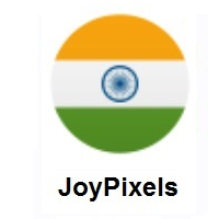 Flag of India on JoyPixels