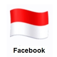 Flag of Indonesia on Facebook