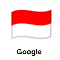 Flag of Indonesia on Google Android