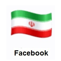 Flag of Iran on Facebook