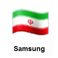 Flag of Iran on Samsung