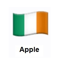 Flag of Ireland on Apple iOS