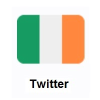 Flag of Ireland on Twitter Twemoji