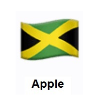 Flag of Jamaica on Apple iOS