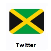 Flag of Jamaica on Twitter Twemoji