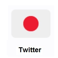 Flag of Japan on Twitter Twemoji