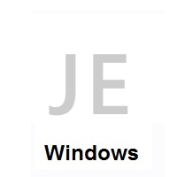 Flag of Jersey on Microsoft Windows