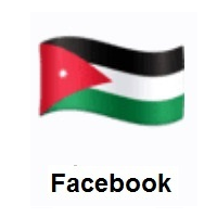 Flag of Jordan on Facebook