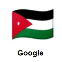 Flag of Jordan on Google Android