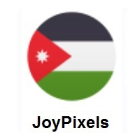 Flag of Jordan on JoyPixels