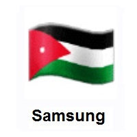 Flag of Jordan on Samsung