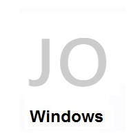 Flag of Jordan on Microsoft Windows
