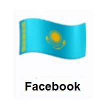 Flag of Kazakhstan on Facebook