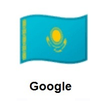 Flag of Kazakhstan on Google Android