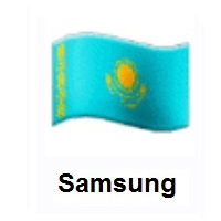 Flag of Kazakhstan on Samsung