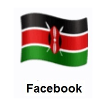 Flag of Kenya on Facebook