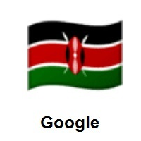 Flag of Kenya on Google Android