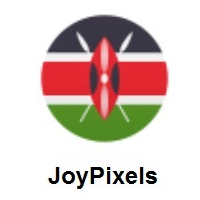 Flag of Kenya on JoyPixels