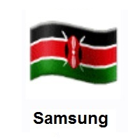Flag of Kenya on Samsung