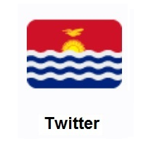 Flag of Kiribati on Twitter Twemoji