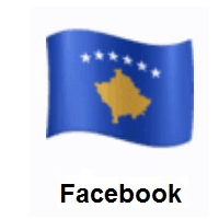 Flag of Kosovo on Facebook