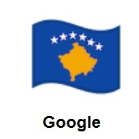 Flag of Kosovo on Google Android