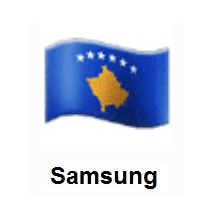 Flag of Kosovo on Samsung