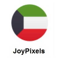 Flag of Kuwait on JoyPixels