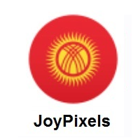 Flag of Kyrgyzstan on JoyPixels