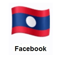 Flag of Laos on Facebook
