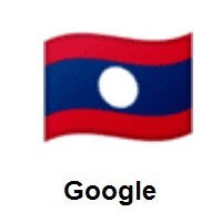 Flag of Laos on Google Android