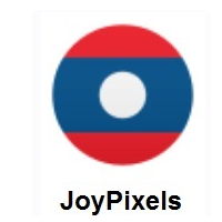 Flag of Laos on JoyPixels