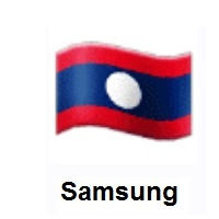 Flag of Laos on Samsung