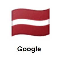 Flag of Latvia on Google Android
