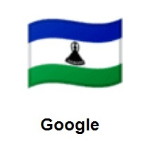 Flag of Lesotho on Google Android