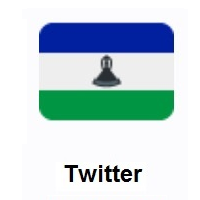 Flag of Lesotho on Twitter Twemoji