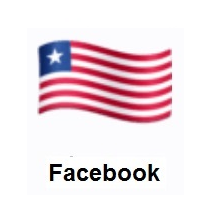 Flag of Liberia on Facebook