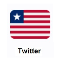 Flag of Liberia on Twitter Twemoji