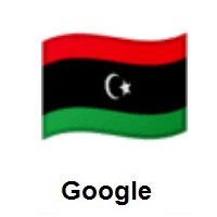 Flag of Libya on Google Android