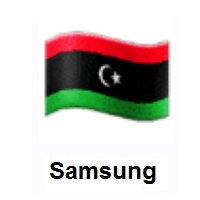 Flag of Libya on Samsung