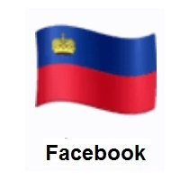 Flag of Liechtenstein on Facebook