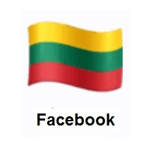 Flag of Lithuania on Facebook