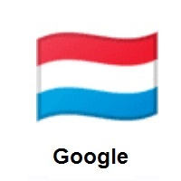 Flag of Luxembourg on Google Android