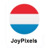 Flag of Luxembourg on JoyPixels