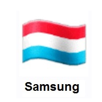 Flag of Luxembourg on Samsung
