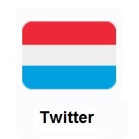 Flag of Luxembourg on Twitter Twemoji