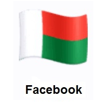 Flag of Madagascar on Facebook